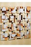 Abstract Squares Metal Wall Art