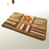 Naomi - [Garden] Wool Throw Rugs (17.7 by 25.6 inches)