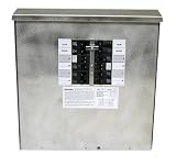 GenTran R200660 20-Amp 6-Circuit Outdoor Generator Transfer Switch for Generators up to 5000 Watts
