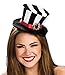 Rubie's Costume Co Women's Black and White Striped Mini Top Hat