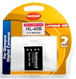 Hhnel HL-42 3,7V 660mA Ersatzakku Typ Olympus LI-40B / LI-42B , baugleich Nikon EN-EL10 , Pentax D-LI63