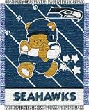 Seattle Seahawks 36"x48" Woven Baby Throw Blanket