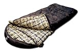 Grizzly -50 Degree RipStop Sleeping Bag (Black)