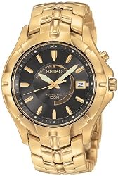 Seiko Men's SKA404 Kinetic Gold-Tone Watch