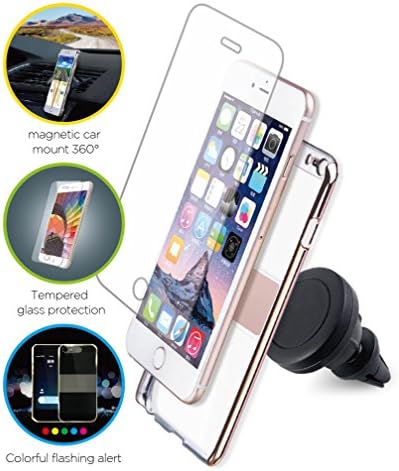 3 in 1 (Air Vent Car Mount, Lighting Case and 9H Screen Protection) Smart Protection Kit for iPhone 5/6/6+ (iPhone 6 / 6S)