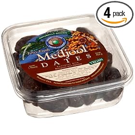 United With Earth Medjool Dates, 16-Ounce Containers (Pack of 4)