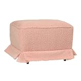 Dream Time Ottoman - Pink Chenille