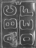 LETTERS - A, B, C, D, E, F Letters & Numbers Candy Mold Chocolate