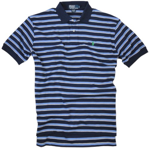 Polo Ralph Lauren Classic-Fit Multi-Stripe Navy Polo