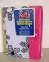 Connoisseur 24 Page 4x6 Picture Album Black & White - Pink