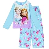 アナと雪の女王 フリース 長袖パジャマ 上下セット (Toddler) (3T) [並行輸入品]