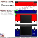 Nintendo DSi Skin Red, White and Blue WraptorSkinz Skins (DSi NOT INCLUDED) ....