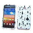 Samsung Epic Touch 4G D710 (Sprint Galaxy S II) Rubberized Snap-On Protector Hard Case Image Cover "Hip Kitty" Design