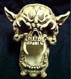 Evil Demon Skull Statue Figure Wicked Goth