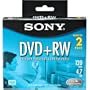 Sony DVD+RW 4X Rewriteable 4.7GB  (2-Pack)