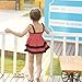 Kid Toddler Baby Girls Bathing Suit Lace Bow Dot Two Piece Swimsuit Swimwear