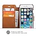 iPhone 6 Case, iPhone 6S Case, TANNC [Screen Protector Included]Flip Leather Wallet Case[Layered Dandy]-[Card Slot] - for iPhone 6 and iPhone 6S - Brown