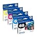Genuine Epson Whole Set of Cartridges (4 Inks) for CX5000 CX6000 CX7400F CX8400 CX9400F CX9475F NX400