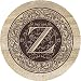Monogram: Z - Thirstystone Sandstone Coaster Set