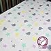 Mum n Me Fitted Crib Sheet for Baby Boys & Girls, Soft Organic Cotton Muslin, Standard Size