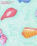 IMAGE OF Sea Shells Series F0275 Vinyl Tablecloth 54