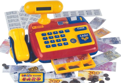 Childrens Toyshop  Toys : Electronic Cash Register & Scanner
