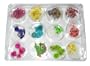 12 designs Dried flowers Nail Art Tip Decoration