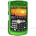 New Green Rubberized Phone Cover for BlackBerry Curve 8350i Protector Case