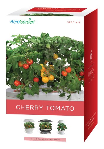 Childrens Toyshop  Outdoor Living : AeroGarden 6-Pod Seed Kit Cherry Tomato