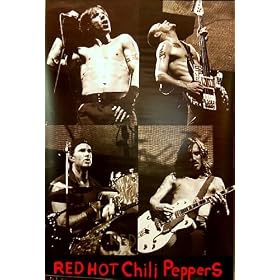 Red Hot Chili Peppers Four Live Pics 24X36 Poster
