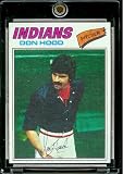 1977 Topps # 296 Don Hood Cleveland Indians Baseball Card