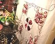 Vintage Patchword&battenburg Shower Curtain W/valance B