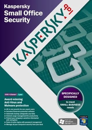 Kaspersky Small Office Secuirty v2 Starter Kit, 5 Users, 1 Server, 1 year licence (PC)