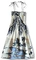 Island Escape Spaghetti Strap Hawaiian Aloha Smocked Sun Dress