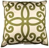 Rose Tree Quaternary Pillow, Green
