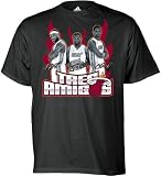 Lebron James, Dwyane Wade, Chris Bosh Miami Heat Adidas Tres Amigos T-Shirt