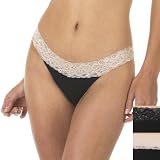 Gilligan & O'Malley Lace V-kini 2 pk.- Ebony