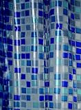 Blue Canyon PVC Shower Curtain Mosaic Design, Blue
