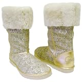 Coach Nikole Signature Gold Boots by COACH