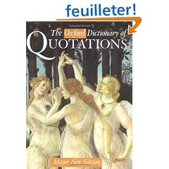 The Oxford Dictionary of Quotations