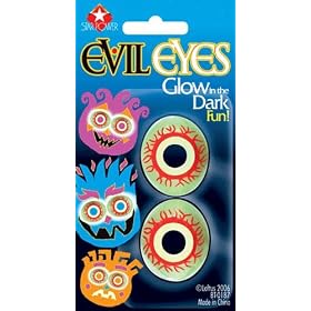 2 yeux mal�fiques phosphorescents (Evil eyes)