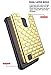 LG K7 Case, LG Tribute 5 Case, Style4U Studded Rhinestone Crystal Bling Hybrid Armor Case Cover for LG K7 / LG Tribute 5 with 1 Style4U Stylus [Gold/Black]