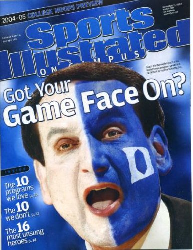 Sports Illustrated On Campus November 11 2004 Duke, Stanford University Water Polo, Kansas Jayhawks, 2004-2005 College Hoops Preview