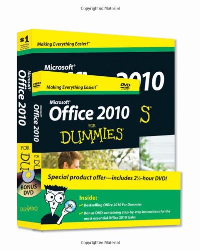 Office 2010 For Dummies, Book + DVD Bundle 0470626984 pdf