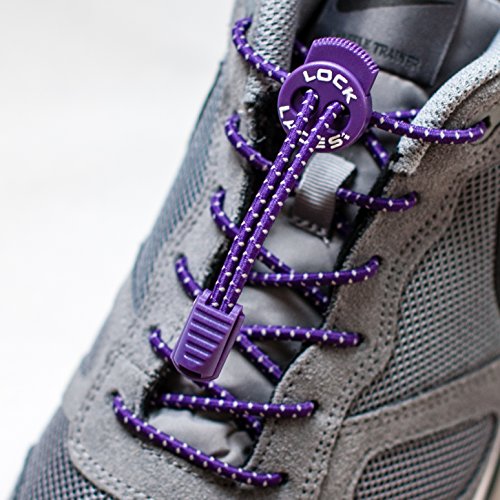 Lock Laces Reflective Elastic No Tie Shoelaces