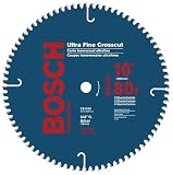 Bosch CB1080 10-Inch 80 Tooth ATB Crosscutting Saw Blade with 5/8-Inch Arbor