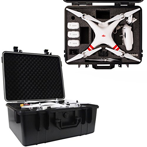 Blurex Professional Rugged Hard Case For DJI Phantom 2 Vision & Vision + (Plus) Quadcopter