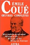 �mile Cou� - OEuvres compl�tes