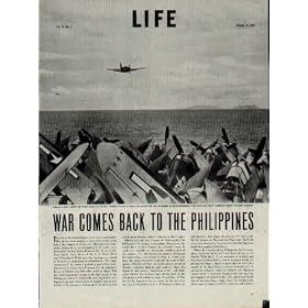 War Comes Back To The Philippines - The U.S. Navy gets its first look in nearly three years at hills of Luzon on the horizon, as dive bombers take off for first carrier sweep against Manila. ..... 1944 LIFE Magazine Article, A4808A.