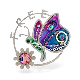 Butterfly with Flower Pin